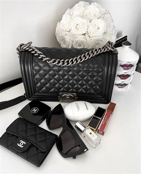 boy chanel flap bag inside|Chanel boyfriend bag.